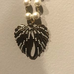 Etsy pearl angel wing necklace